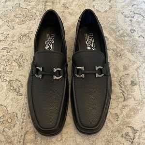 Black Ferragamo Men’s Loafers Size 12